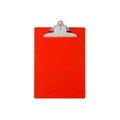 Saunders Mfg Saunders Recycled Plastic Clipboard with Antimicrobial Protection, 8-1/2" x 12", Red 21601